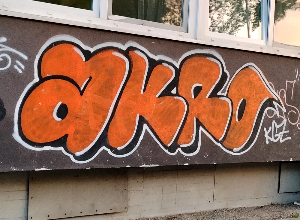AKRO Graffiti Piece...