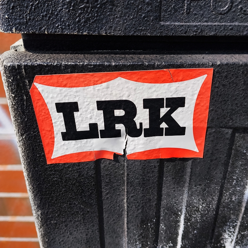 Damaged LRK Sticker...