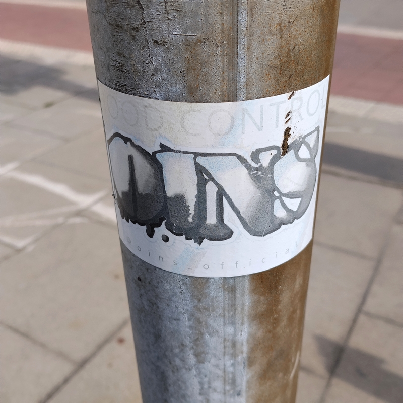 Weathered OINS Sticker...